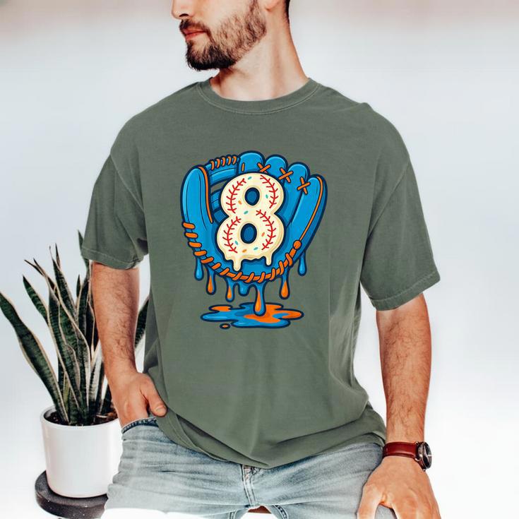Ice Cream Baseball Glove 8th Birthday Edition Men's Comfort Colors T-Shirt