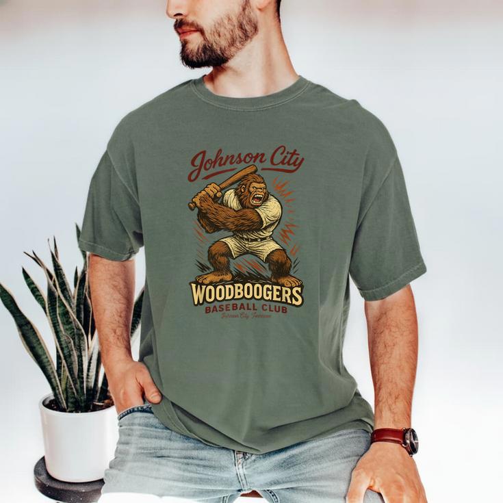 Johnson City Woodboogers Retro Baseball Club Men's Comfort Colors T-Shirt