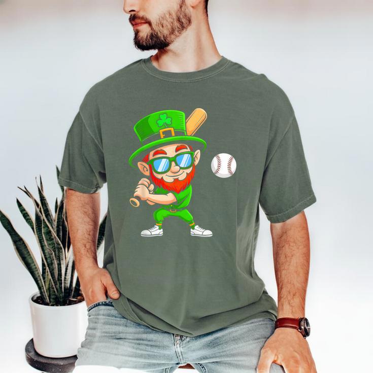 Kids St Patricks Day Shirt Leprechaun Baseball Boys Men Men's Comfort Colors T-Shirt Kids St Patricks Day Shirt Leprechaun Baseball Boys Men Men's Comfort Colors T-Shirt