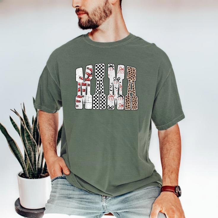 Mama Baseball Season Happy Game Day Trendy Sports Mom Men's Comfort Colors T-Shirt Mama Baseball Season Happy Game Day Trendy Sports Mom Men's Comfort Colors T-Shirt
