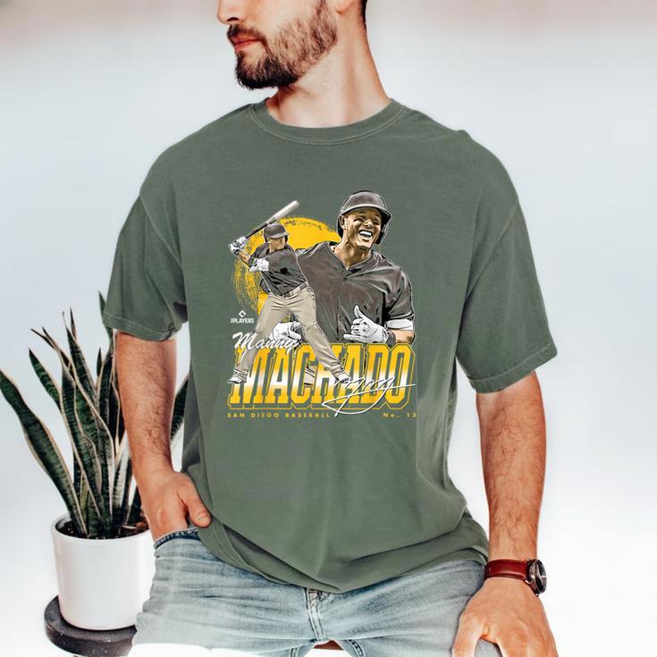Manny Machado San Diego MLB Baseball Players MLBMMA302N Men's Comfort Colors T-Shirt Manny Machado San Diego MLB Baseball Players MLBMMA302N Men's Comfort Colors T-Shirt