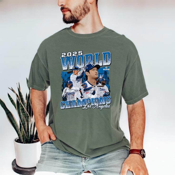 Shohei Ohtani 2025 Los Angeles Baseball Champions MLBPA Men's Comfort Colors T-Shirt