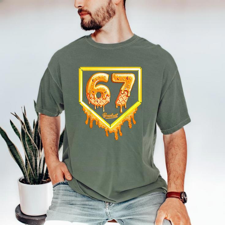 Six Seven 67 Meme Gen Alpha Slang Baseball 101 Men's Comfort Colors T-Shirt Six Seven 67 Meme Gen Alpha Slang Baseball 101 Men's Comfort Colors T-Shirt
