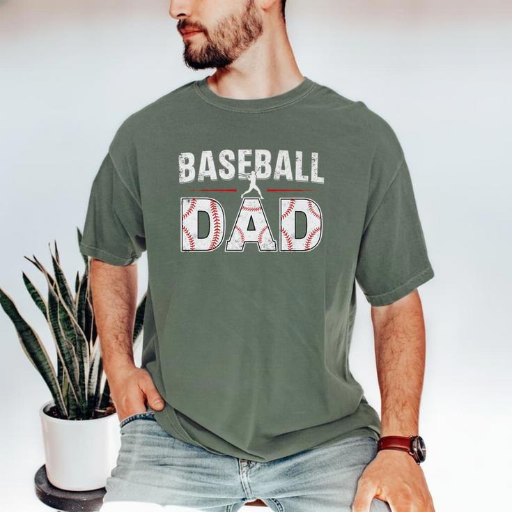 Softball Ball Dad Baseball Dad Parent Fathers Day Baseball Premium Men's Comfort Colors T-Shirt Softball Ball Dad Baseball Dad Parent Fathers Day Baseball Premium Men's Comfort Colors T-Shirt