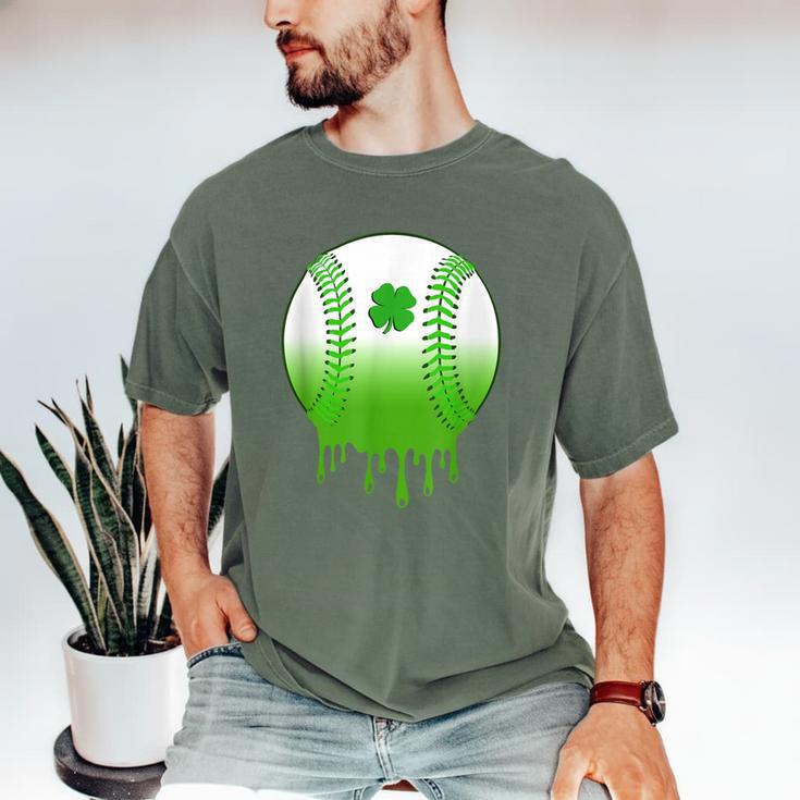 St Patricks Day Shamrock Baseball Irish Boys Kids Men Men's Comfort Colors T-Shirt St Patricks Day Shamrock Baseball Irish Boys Kids Men Men's Comfort Colors T-Shirt