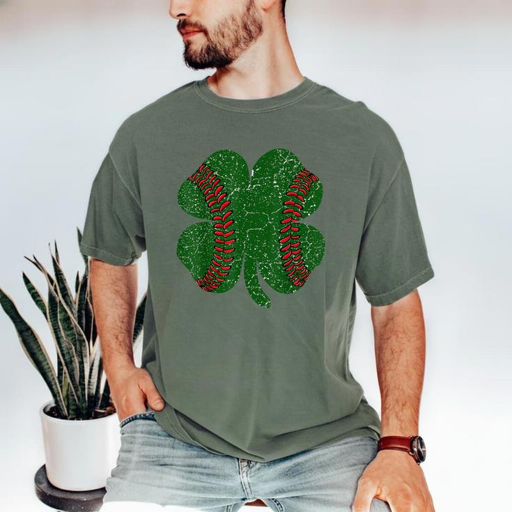 St Patricks Day Shamrock Baseball Saint Paddy's Men's Comfort Colors T-Shirt St Patricks Day Shamrock Baseball Saint Paddy's Men's Comfort Colors T-Shirt