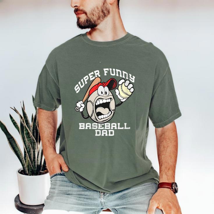 Super Baseball Dad Men's Comfort Colors T-Shirt Super Baseball Dad Men's Comfort Colors T-Shirt