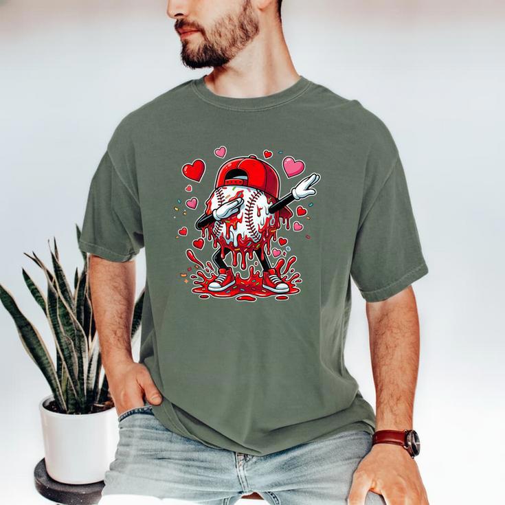 Valentines Baseball Toddler Boys Kids Dabbing Baseball Drip Men's Comfort Colors T-Shirt Valentines Baseball Toddler Boys Kids Dabbing Baseball Drip Men's Comfort Colors T-Shirt