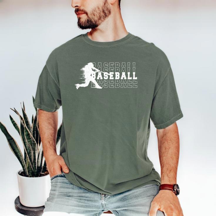Baseball Batter Team Sport Player Coach Family Friends Fans Men's Comfort Colors T-Shirt