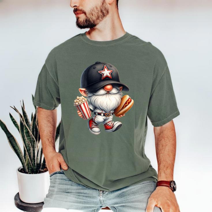 Baseball Dad Gnome Grandpa For Men Baseball Hot Dog Men's Comfort Colors T-Shirt