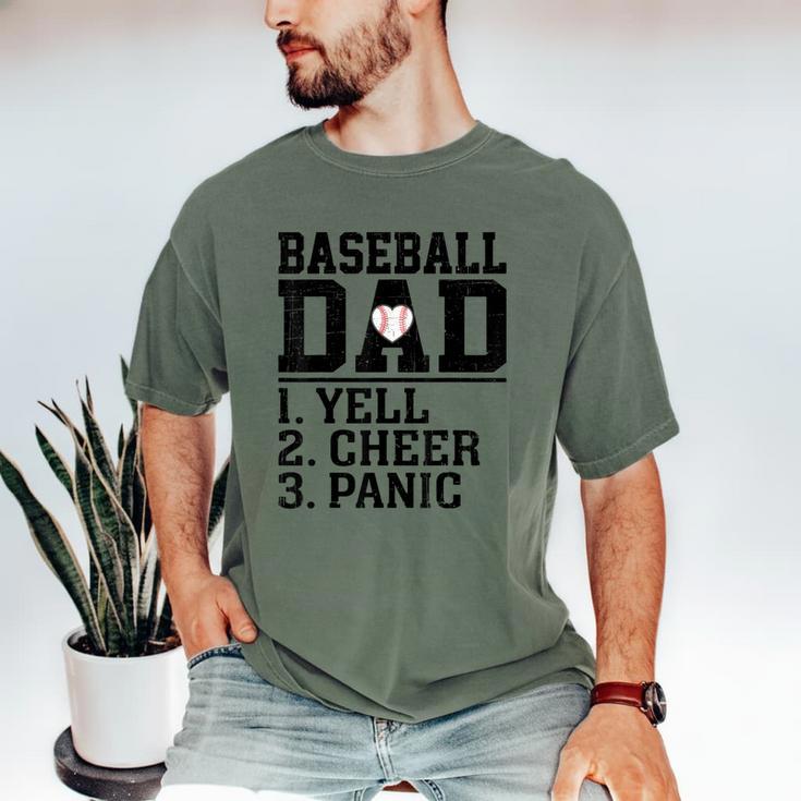 Baseball Dad Parent Of Player Family Sports Fan Lover Men's Comfort Colors T-Shirt
