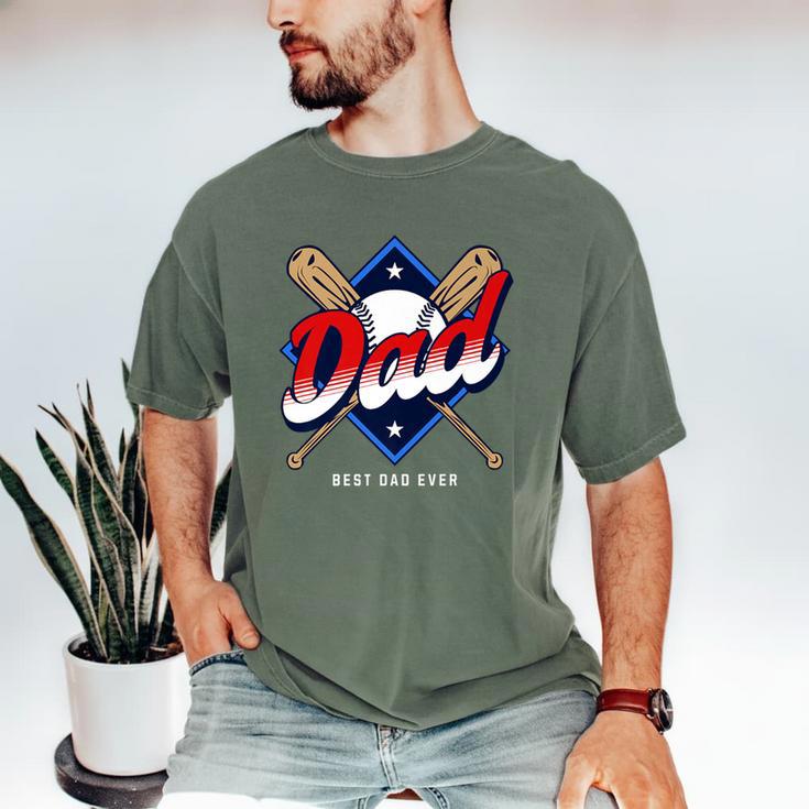 Baseball Dad Baseball Premium Men's Comfort Colors T-Shirt