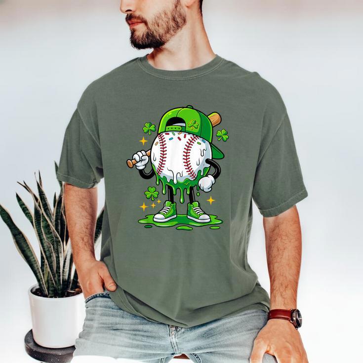 Boys St Patrick’s Day Baseball Drip Ice Cream Apparel Youth Men's Comfort Colors T-Shirt