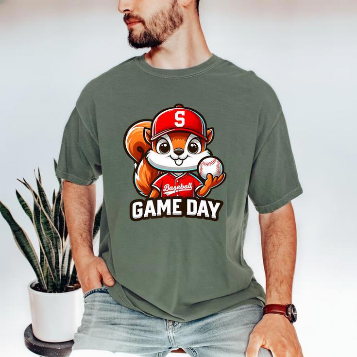 Game Day Baseball Dad Baseball Mam Father's Day Premium Men's Comfort Colors T-Shirt
