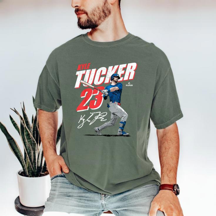 Kyle Tucker Los Angeles D Baseball Players MLBKYT204M Men's Comfort Colors T-Shirt