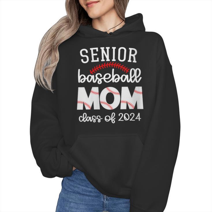 Senior Baseball Mom Class Of 2024 Baseball Senior Night Wmen Hoodie