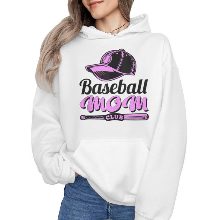 Baseball Mom Club Cool Wmen Hoodie