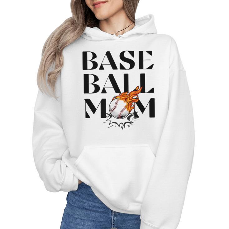 Baseball Mom Game Day Game Day Wmen Hoodie