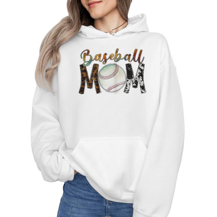 Baseball Mom Mama Mother Wmen Hoodie