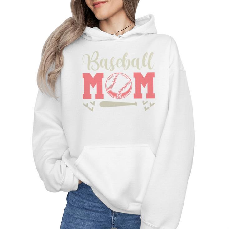 Baseball Mom Baseball Season Sports Mom Baseball Mama Wmen Hoodie