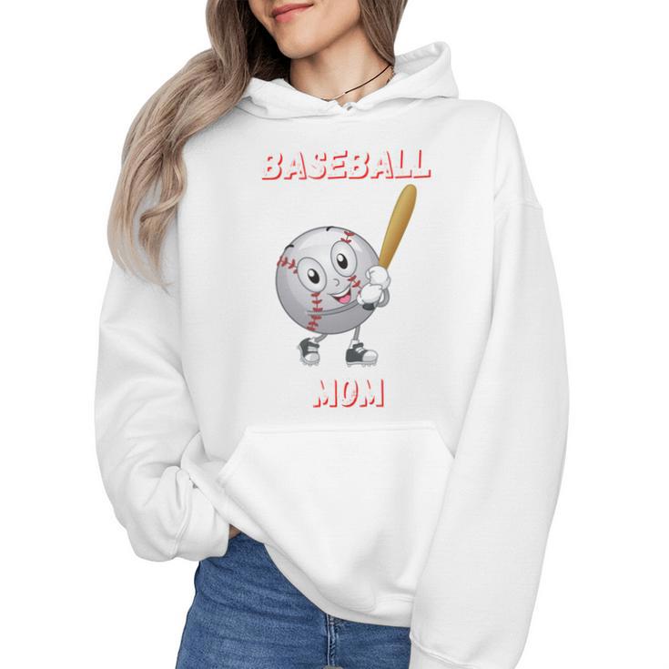 Baseball Mom Sports Quote Wmen Hoodie
