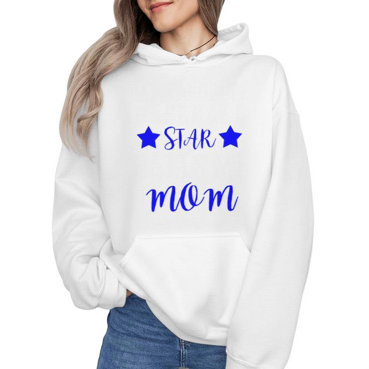 BASEBALL STAR MOM Sporty Design For Proud Baseball Moms Wmen Hoodie