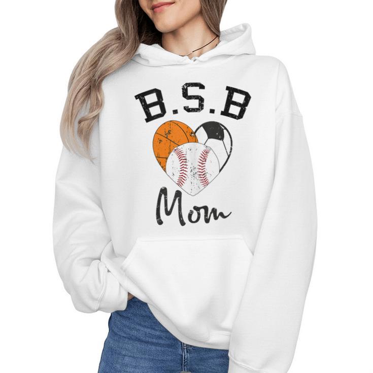 Basketball Soccer Baseball Mom For Women Wmen Hoodie