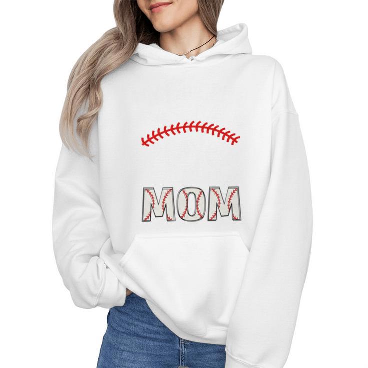 My Favorite Player Calls Me Mom Baseball Mom Wmen Hoodie