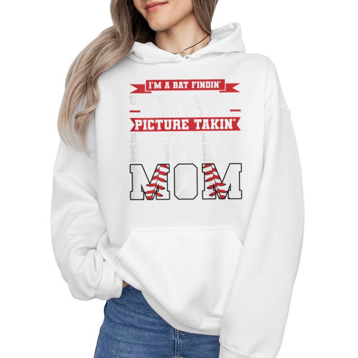 I'm a Bat Findin Washin' Baseball Mom Baseball Wmen Hoodie