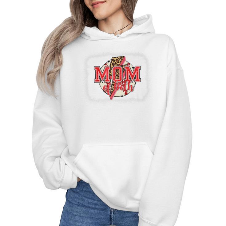 Mom Of Both Baseball Mom Mommy Premium Wmen Hoodie