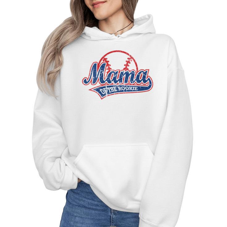 Vintage Baseball Mom Of The Rookies Wmen Hoodie