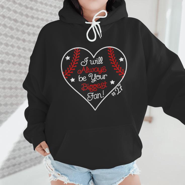 Always Be Your Biggest Fan Favorite Player Baseball Mom 27 Wmen Hoodie Always Be Your Biggest Fan Favorite Player Baseball Mom 27 Wmen Hoodie