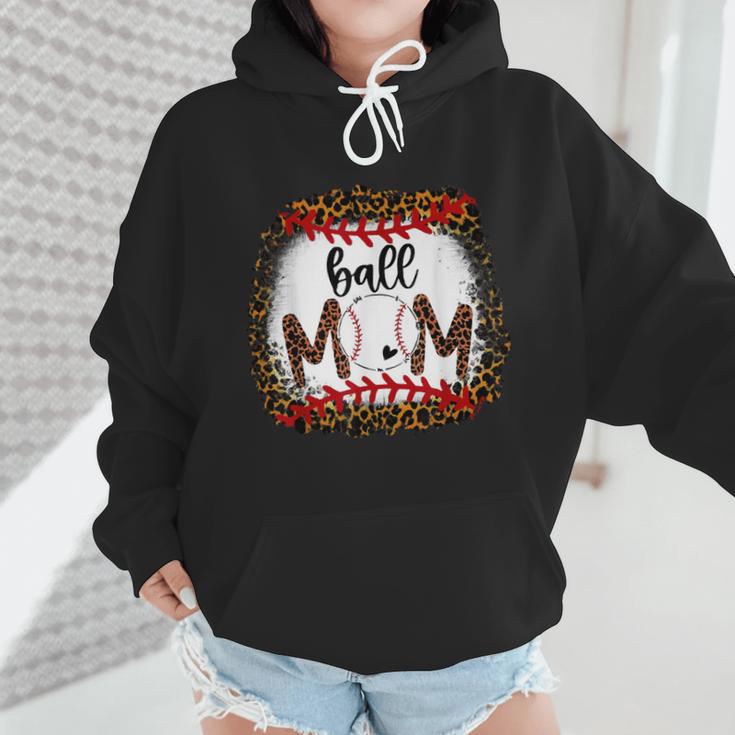 Ball Mom Leopard Ball Mom Baseball Mom Wmen Hoodie Ball Mom Leopard Ball Mom Baseball Mom Wmen Hoodie