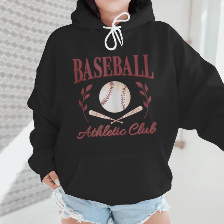 Baseball Athletic Social Club Baseball Mom Trendy Baseball Wmen Hoodie Baseball Athletic Social Club Baseball Mom Trendy Baseball Wmen Hoodie