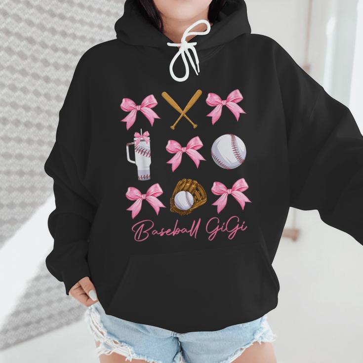 Baseball Gigi Era Bows Baseball Mom Women Wmen Hoodie