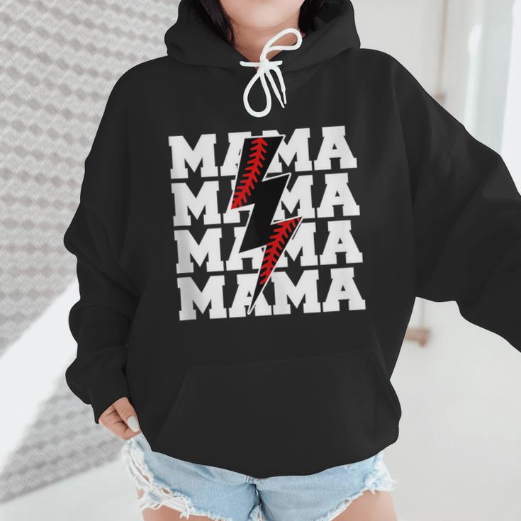 Baseball Mama Baseball Mom Wmen Hoodie