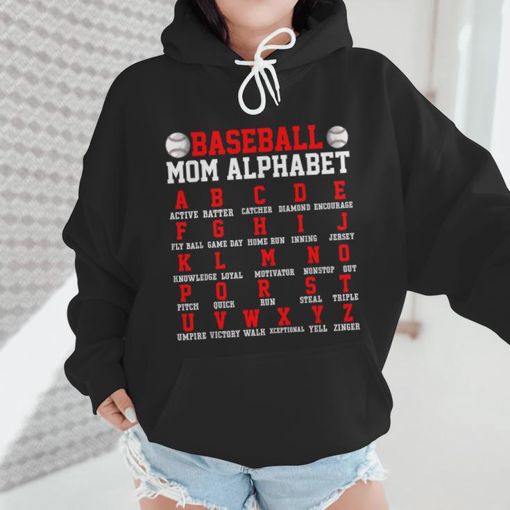Baseball Mom Alphabet Parent Mama Player Game Sport Fan Wmen Hoodie Baseball Mom Alphabet Parent Mama Player Game Sport Fan Wmen Hoodie