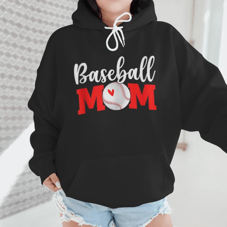 Baseball Mom Cute Letter Print Women Cute Mother's Day Wmen Hoodie Baseball Mom Cute Letter Print Women Cute Mother's Day Wmen Hoodie