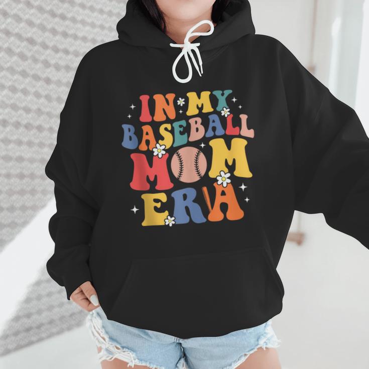 In My Baseball Mom Era Cute Mommy Groovy Wmen Hoodie In My Baseball Mom Era Cute Mommy Groovy Wmen Hoodie