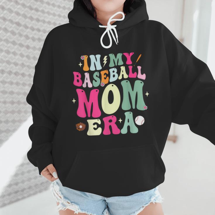 In My Baseball Mom Era Baseball Mama Wmen Hoodie