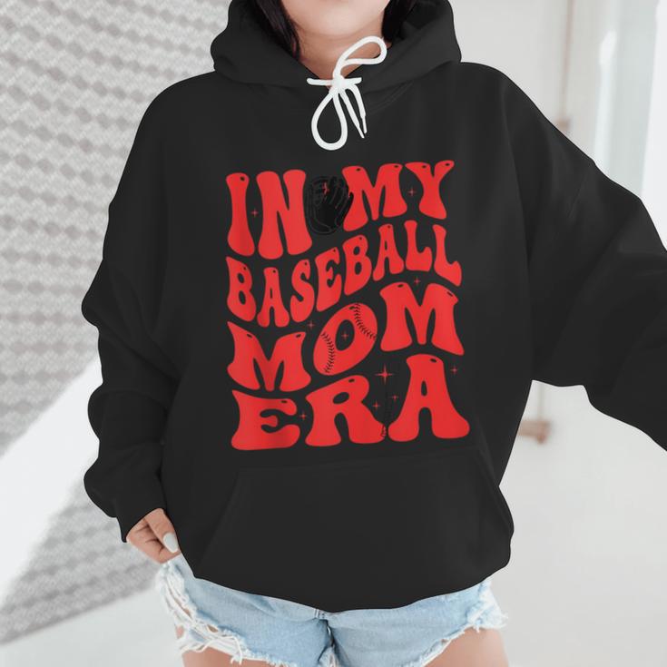 In My Baseball Mom Era Red Wmen Hoodie In My Baseball Mom Era Red Wmen Hoodie