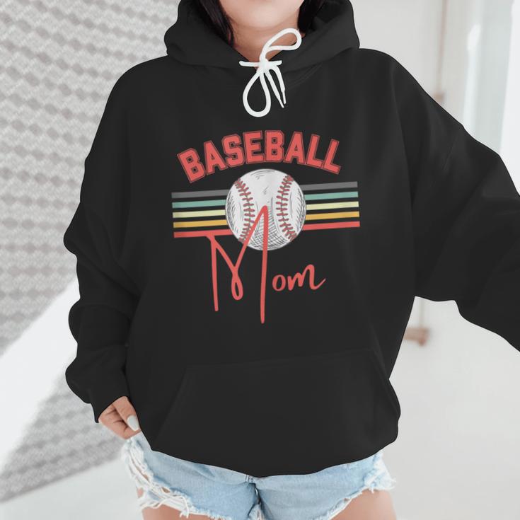 BASEBALL MOM Fun RETRO LOOK Wmen Hoodie BASEBALL MOM Fun RETRO LOOK Wmen Hoodie