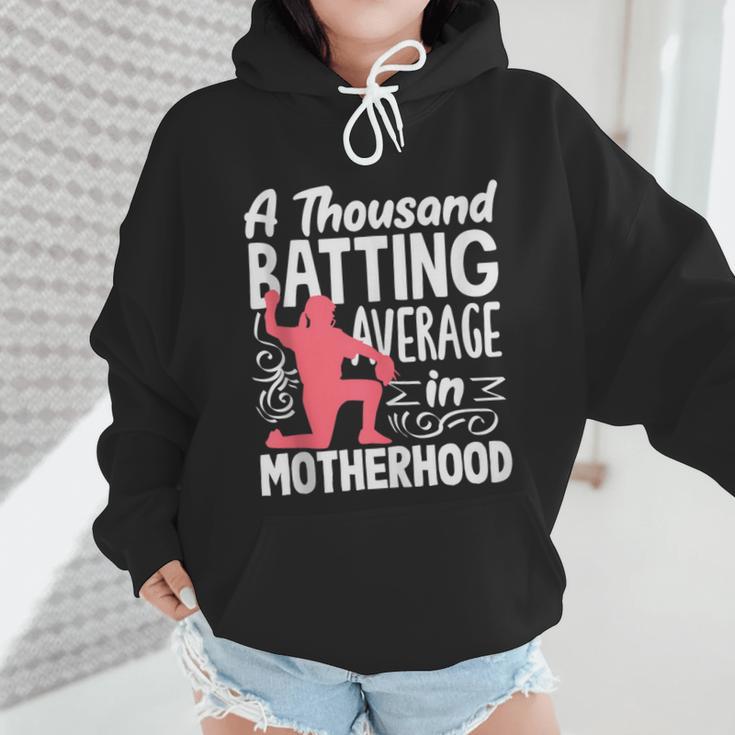 Baseball Mom Heart Ball Graphic Mother's Day Wmen Hoodie Baseball Mom Heart Ball Graphic Mother's Day Wmen Hoodie