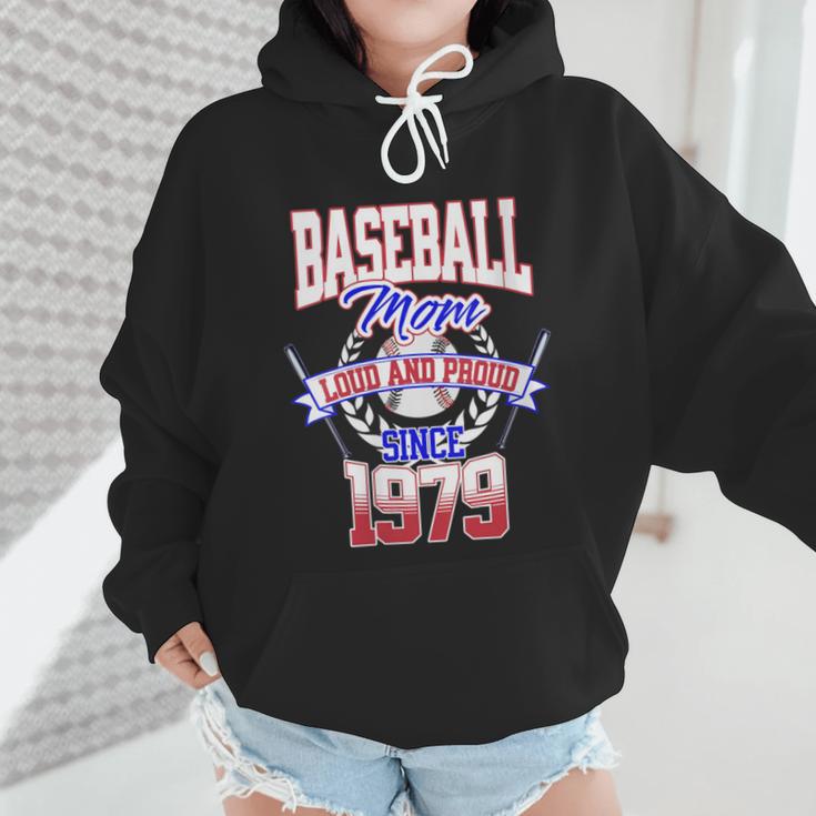 Baseball Mom Loud & Proud Since 1979 Wmen Hoodie