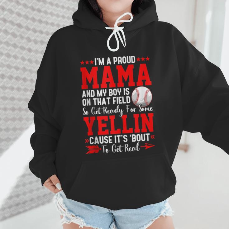 Baseball Mom Mama Baseball Lover Sport Mother's Day Wmen Hoodie Baseball Mom Mama Baseball Lover Sport Mother's Day Wmen Hoodie