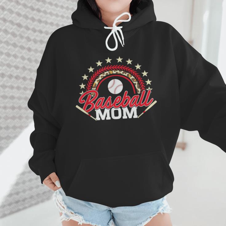 Baseball Mom Rainbow Great Team Mom Wmen Hoodie Baseball Mom Rainbow Great Team Mom Wmen Hoodie