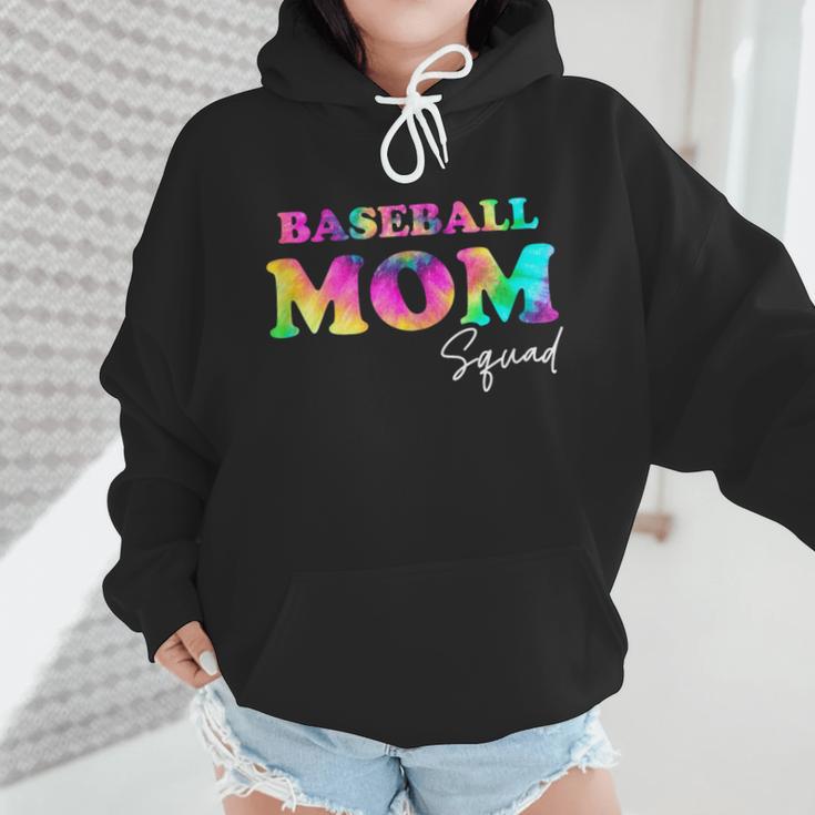 Baseball Mom Squad Tie Dye Cute Ball Mom Wmen Hoodie Baseball Mom Squad Tie Dye Cute Ball Mom Wmen Hoodie