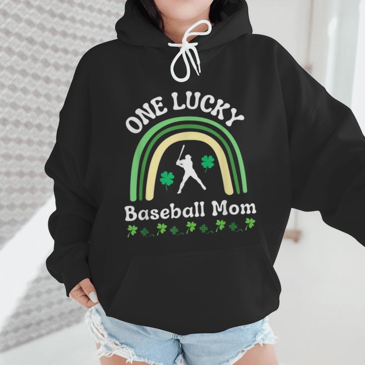 Baseball Mom St Patrick's Day Irish Shamrock Sports Wmen Hoodie Baseball Mom St Patrick's Day Irish Shamrock Sports Wmen Hoodie