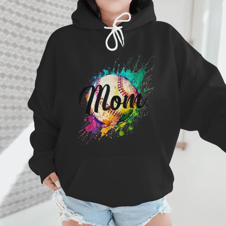 Baseball Mom USA American Baseball Graphic Wmen Hoodie Baseball Mom USA American Baseball Graphic Wmen Hoodie