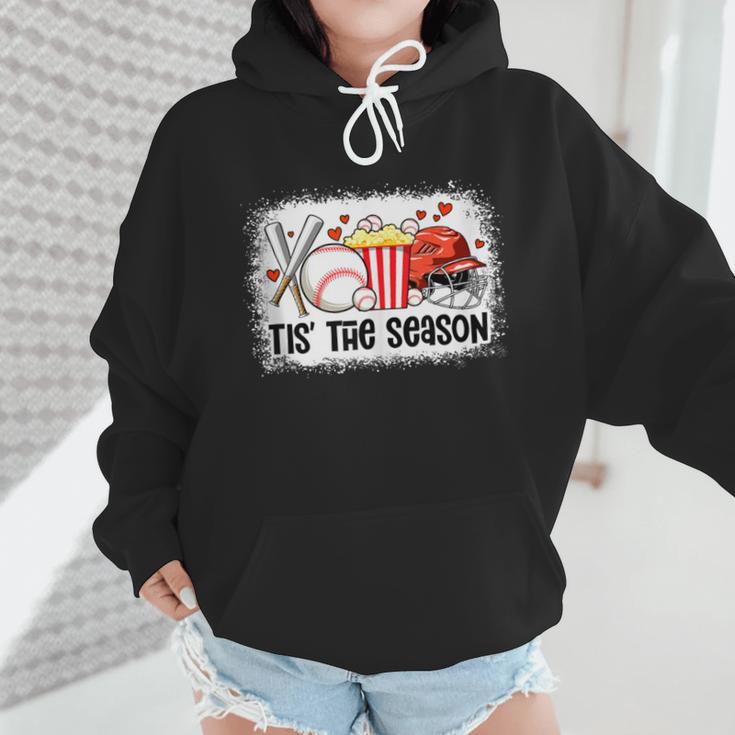 Baseball Mom Women Mama Season Baseball Lover Girls Boys Wmen Hoodie
